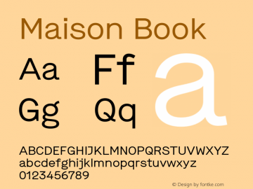 Maison Book Version 2.001图片样张