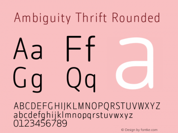 Ambiguity Thrift Rounded Version 1.00, build 11, s3图片样张