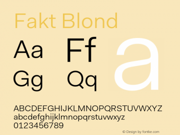 Fakt-Blond Version 4.001; build 0006图片样张