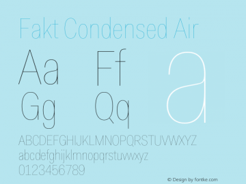 Fakt-CondensedAir Version 4.001; build 0006图片样张