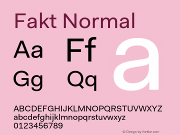 Fakt-Normal Version 4.001; build 0011图片样张