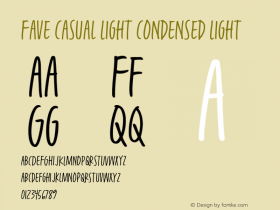 FaveCasual-LightCondLight 1.001图片样张