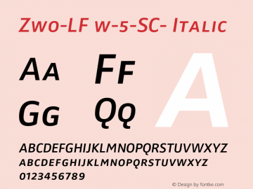 Zwo-LF w-5-SC- Italic 4.313图片样张