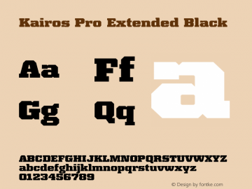 Kairos Pro Extended Black Version 1.00图片样张