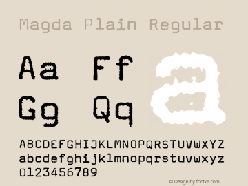 Magda Plain Regular 001.000图片样张