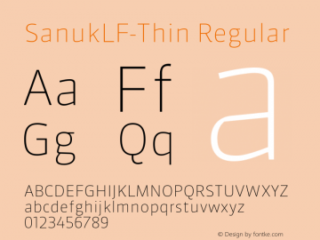 SanukLF-Thin Regular 7.046图片样张