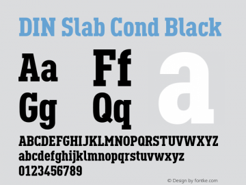 DIN Slab Cond Black Version 1.00图片样张