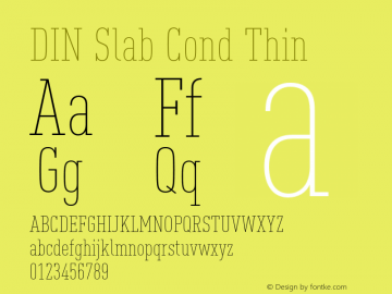 DIN Slab Cond Thin Version 1.00图片样张