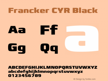 FranckerCYR-Black Version 1.00图片样张