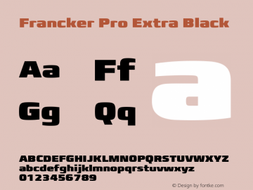 Francker Pro Extra Black Version 1.00图片样张