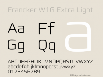 FranckerW1G-ExtraLight Version 1.00图片样张