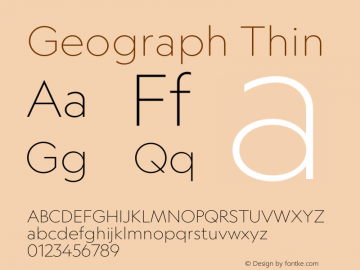 Geograph Thin Version 1.008;hotconv 1.0.116;makeotfexe 2.5.65601图片样张