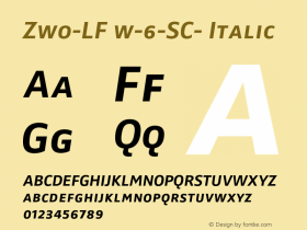 Zwo-LF w-6-SC- Italic 4.313图片样张