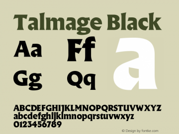Talmage Black Version 0.001 | FøM Fix图片样张