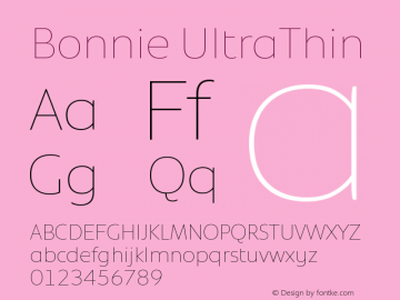 Bonnie UltraThin Version 1.301图片样张