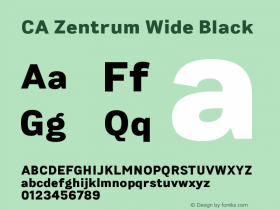 CA Zentrum Wide Black Version 1.012图片样张