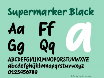 Supermarker Black Version 1.000图片样张