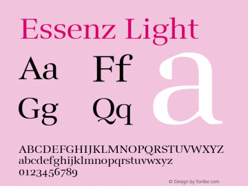Essenz Light Version 2.001图片样张