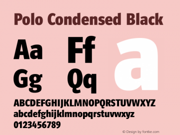 Polo Condensed Black 2.001图片样张