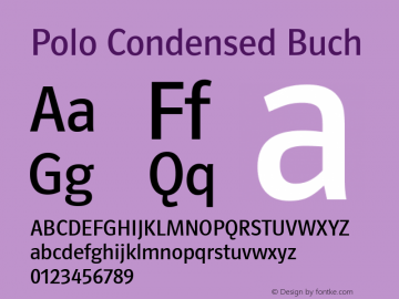 Polo Condensed Buch 2.001图片样张