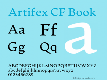 ArtifexCF-Book Version 1.600图片样张