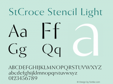 StCroce Stencil Light Version 1.000图片样张