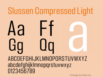 Slussen-CompressedLight Version 1.000;Glyphs 3.1.1 (3148)图片样张