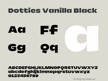 Dotties Vanilla Black Version 1.000;Dotties Chocolate图片样张