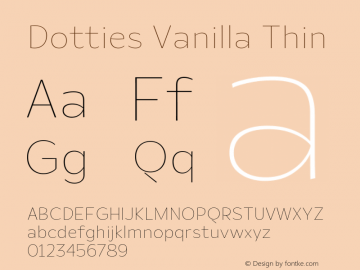 Dotties Vanilla Thin Version 1.000;Dotties Chocolate图片样张