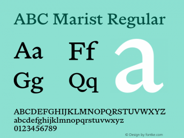 ABC Marist Regular Version 1.010图片样张