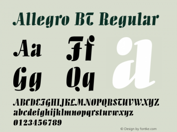 Allegro BT Version 1.01 emb4-OT图片样张