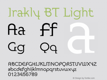 Irakly BT Light Version 1.00图片样张