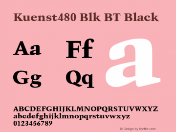 Kuenst480 Blk BT Black Version 1.01 emb4-OT图片样张