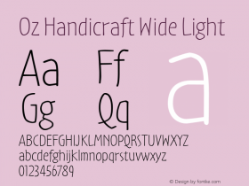 Oz Handicraft Wide Light Version 1.00图片样张