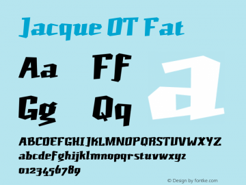 JacqueOT-Fat Version 7.504; 2010; Build 1002图片样张