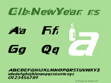 Clb:NewYear rs 1.0 Mon Sep 18 11:12:37 1995 Font Sample
