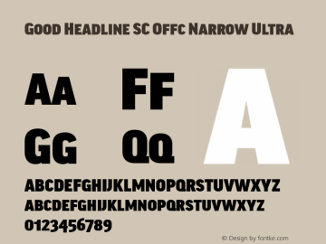 Good Head SC Offc Narrow Ultra Version 7.504; 2014; Build 1020图片样张
