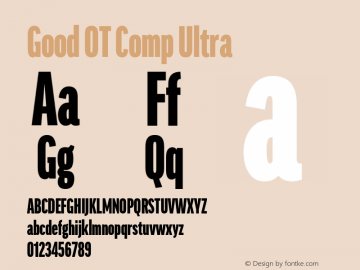 Good OT Comp Ultra Version 7.60图片样张