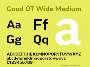 Good OT Wide Medium Version 7.60图片样张