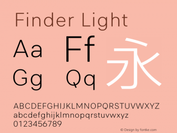 Finder Light Regular Version 1.109图片样张