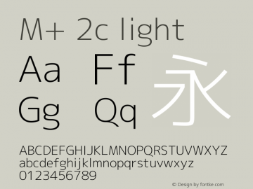 M+ 2c light 图片样张