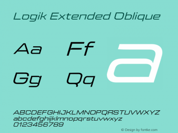 Logik Extended Oblique Version 1.100;FEAKit 1.0图片样张