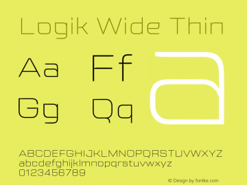 Logik Wide Thin Version 1.100;FEAKit 1.0图片样张