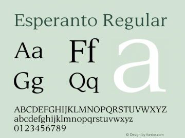 Esperanto Version 1.00图片样张