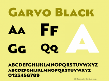 Garvo Black Version 1.000 | FøM Fix图片样张