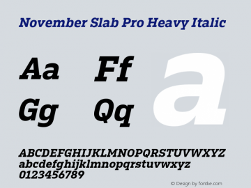 November Slab Pro Hea Ita Version 1.0; 2018图片样张