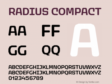 Radius Compact Version 1.000;FEAKit 1.0图片样张