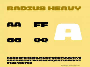 Radius Heavy Version 1.000;FEAKit 1.0图片样张
