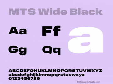 MTS Wide Black Version 2.002图片样张