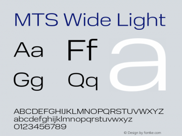 MTS Wide Light Version 2.002图片样张